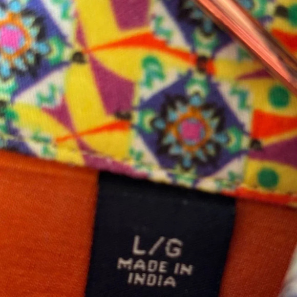 Robert Graham Mens Paisley Buttoned Long Sleeve Shirt White Blue Sz Large - Picture 8 of 16